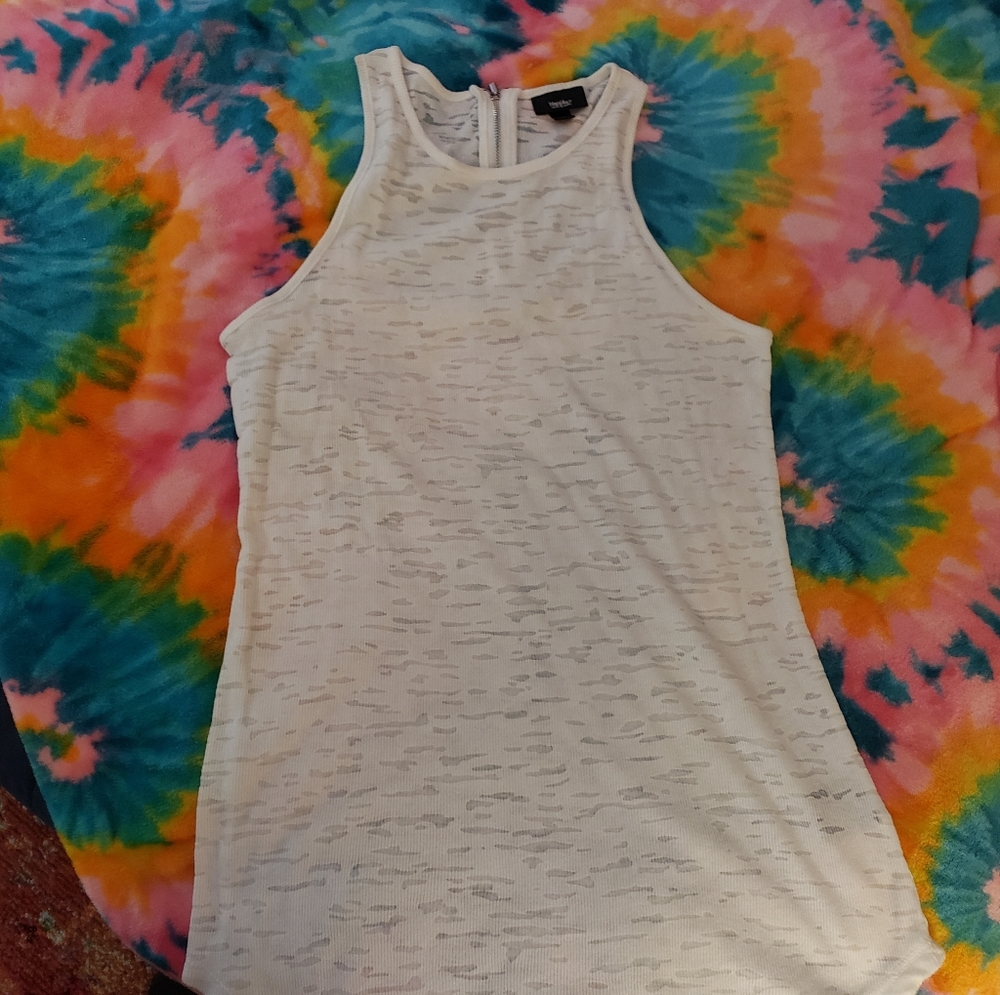 Great white tank by Mossimo. It's a few steps above that little white tank!